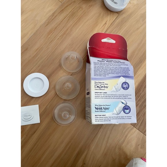 Playtex Drop-Ins Nipples Nurser Porte-Sac Wide baby milk Bottles Ventaire - Picture 2 of 11